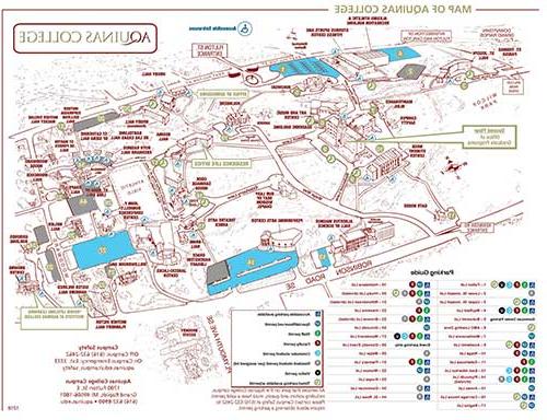 Aquinas Campus Parking Map Thumbnail